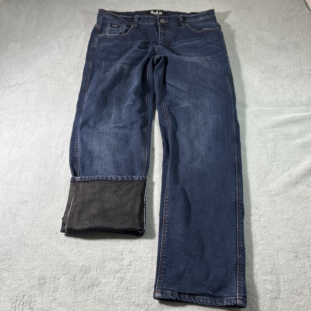Bull It Reinforced Covec Motorcycle Jeans 38x30 Hamilton Baggy Loose Biker Moto